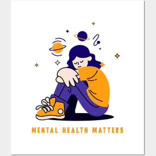 Mental Health Matters - Planets Posters and Art